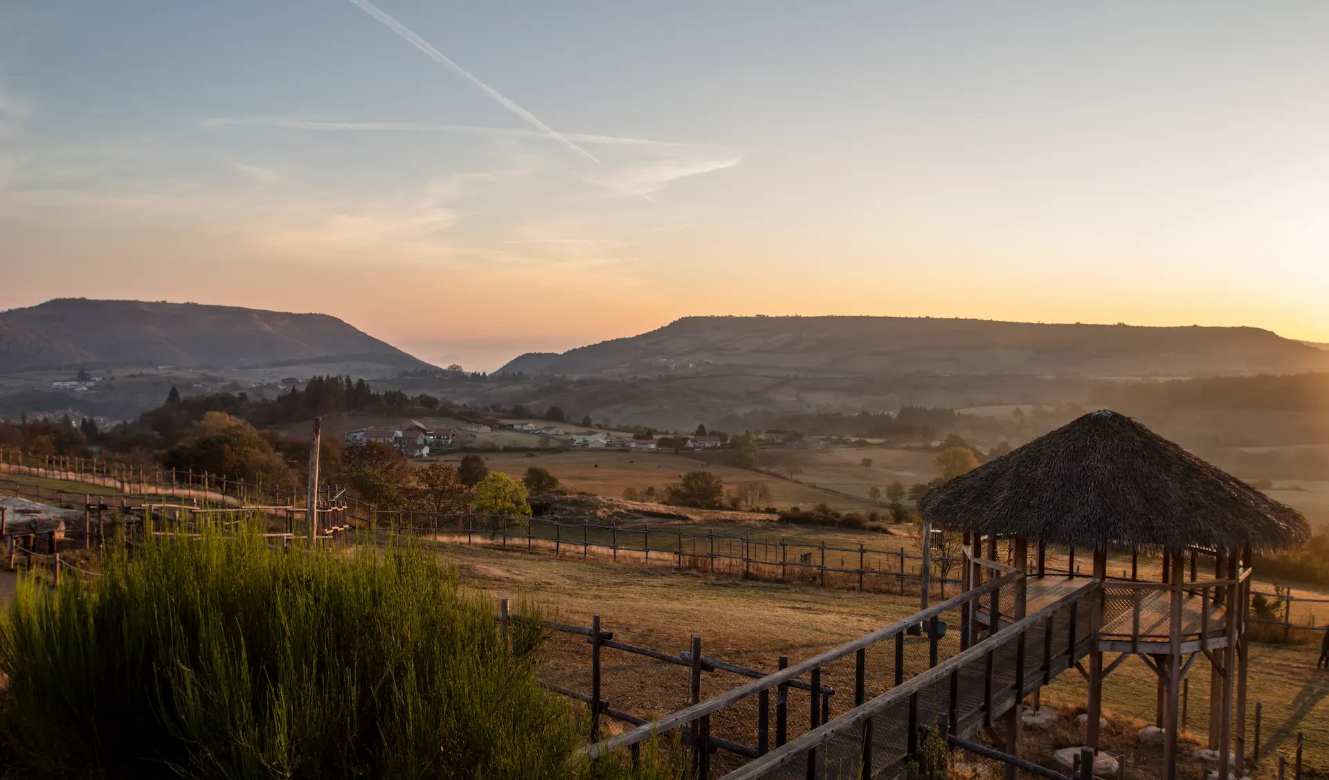 Vue du Parc Animalier d'Auvergne